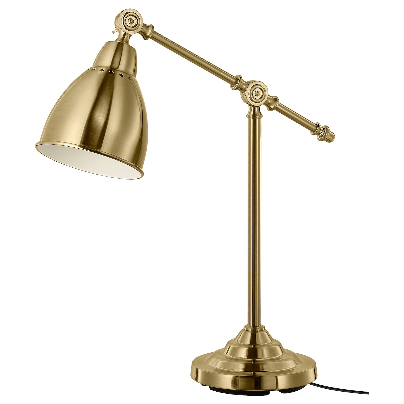 BAROMETER - lampa biurkowa kolor mosiądzu