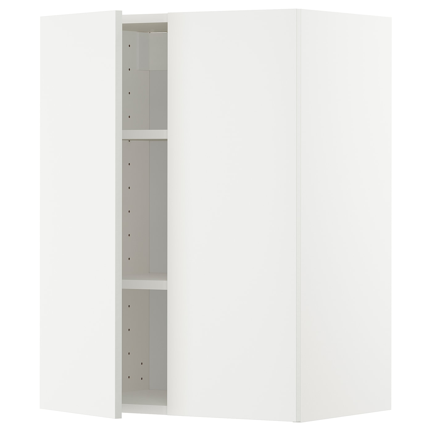 METOD - szafka ścienna z półkami/2 drzwi biały/häggeby biały