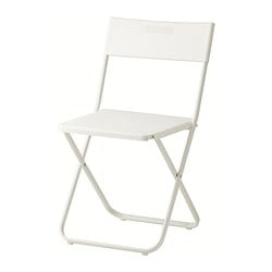 FEJAN - krzesło, ogrodowe składany biały