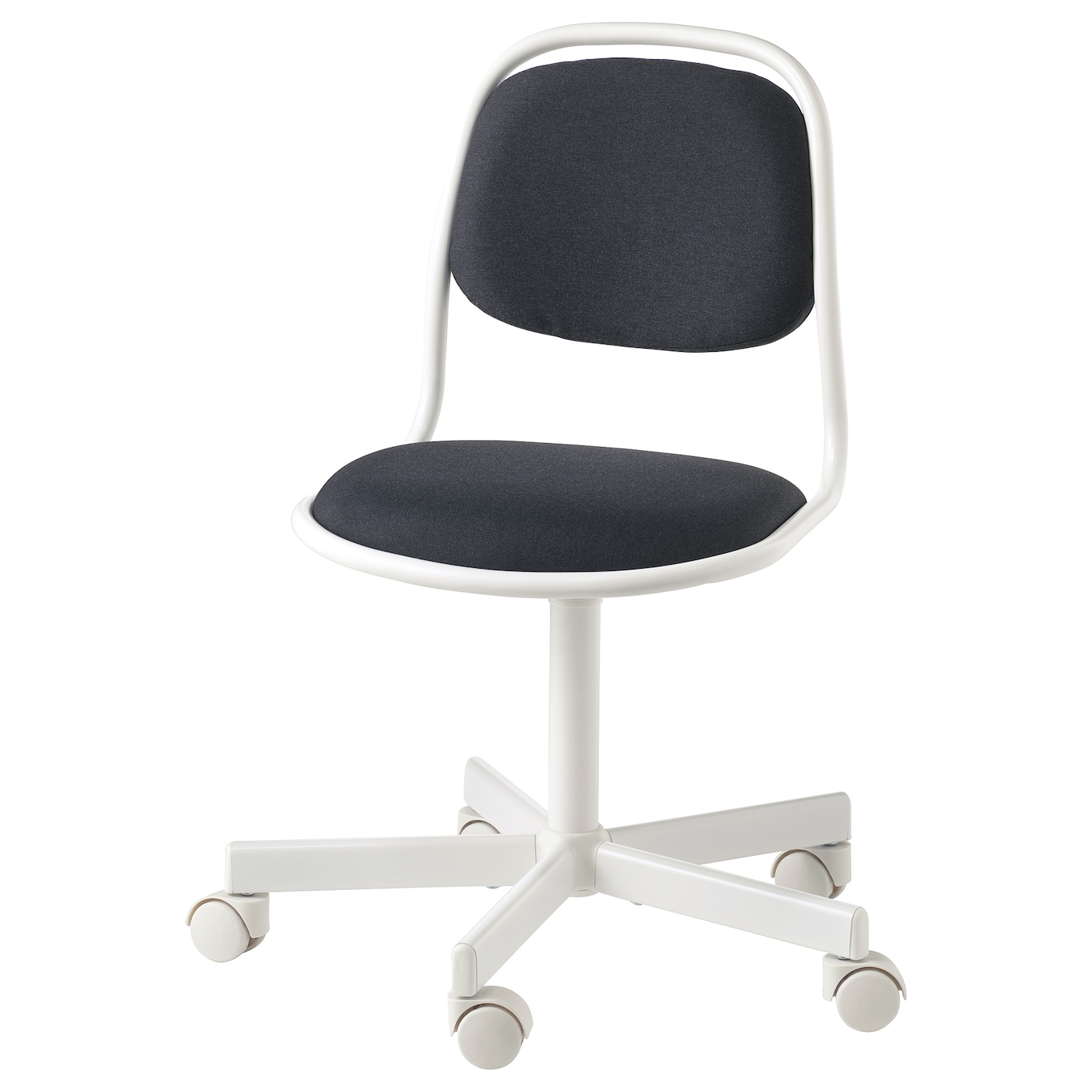 öRFJäLL - детский офисный стул белый, vissle серый