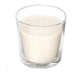 SINNLIG - świeca zapachowa w szkle słodka wanilia/naturalny