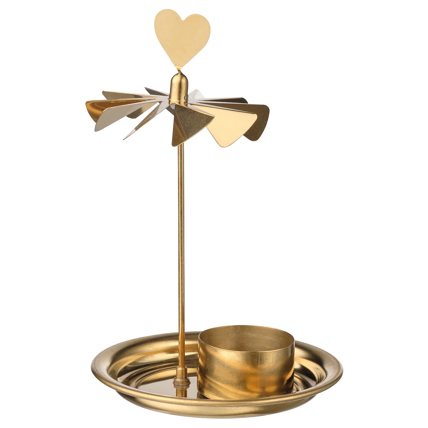 VINTERFINT - świecznik na tealighty złoty kolor