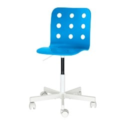 JULES - детские офисные кресла синий, белый