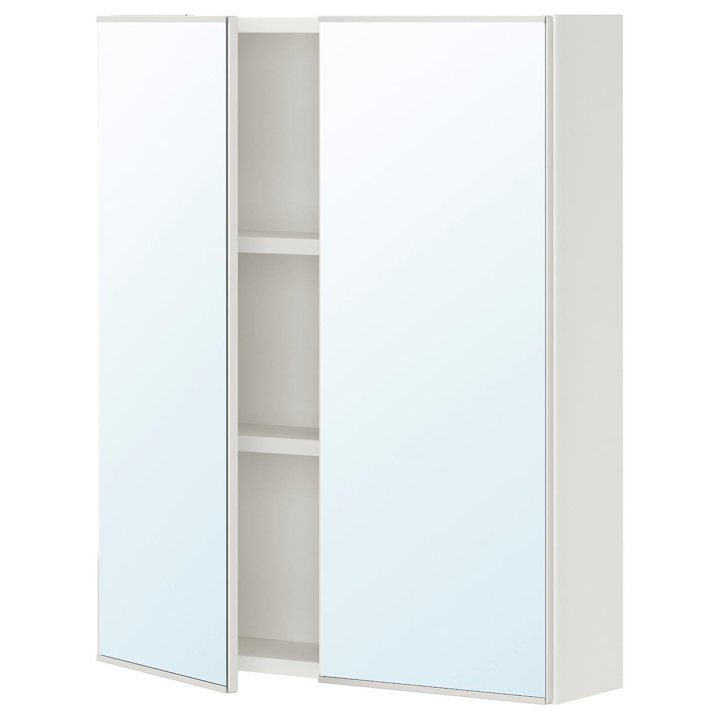ENHET - Шкафчик для ванной подвесной (с зеркальными дверьми)