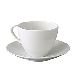 VäRDERA - filiżanka do herbaty/spodek biały