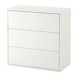 EKET - szafka z 3 szufladami biały