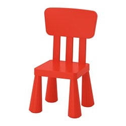 MAMMUT - krzesełko dziecięce do wewnątrz/na zewnątrz/czerwony