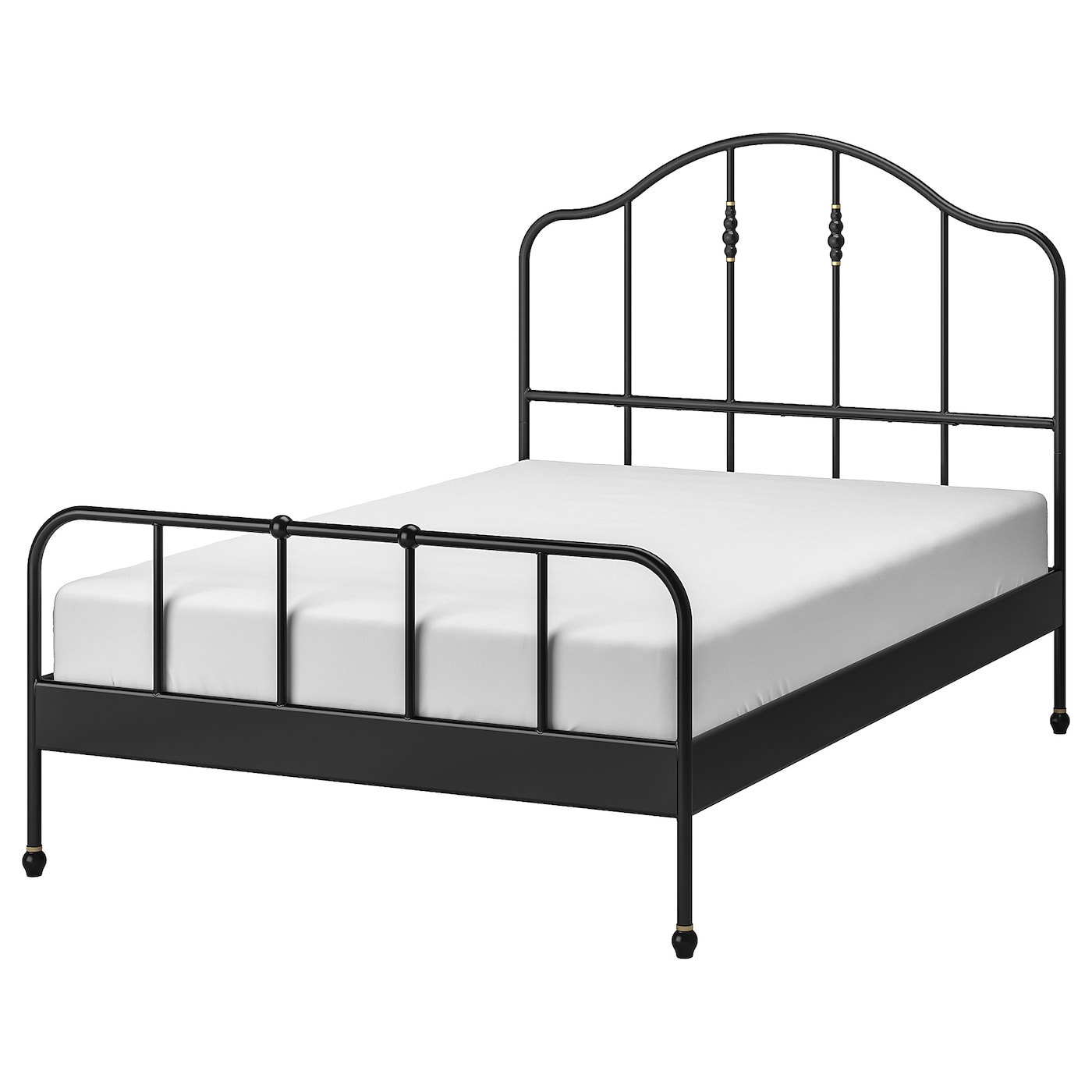 SAGSTUA - rama łóżka czarny/luröy