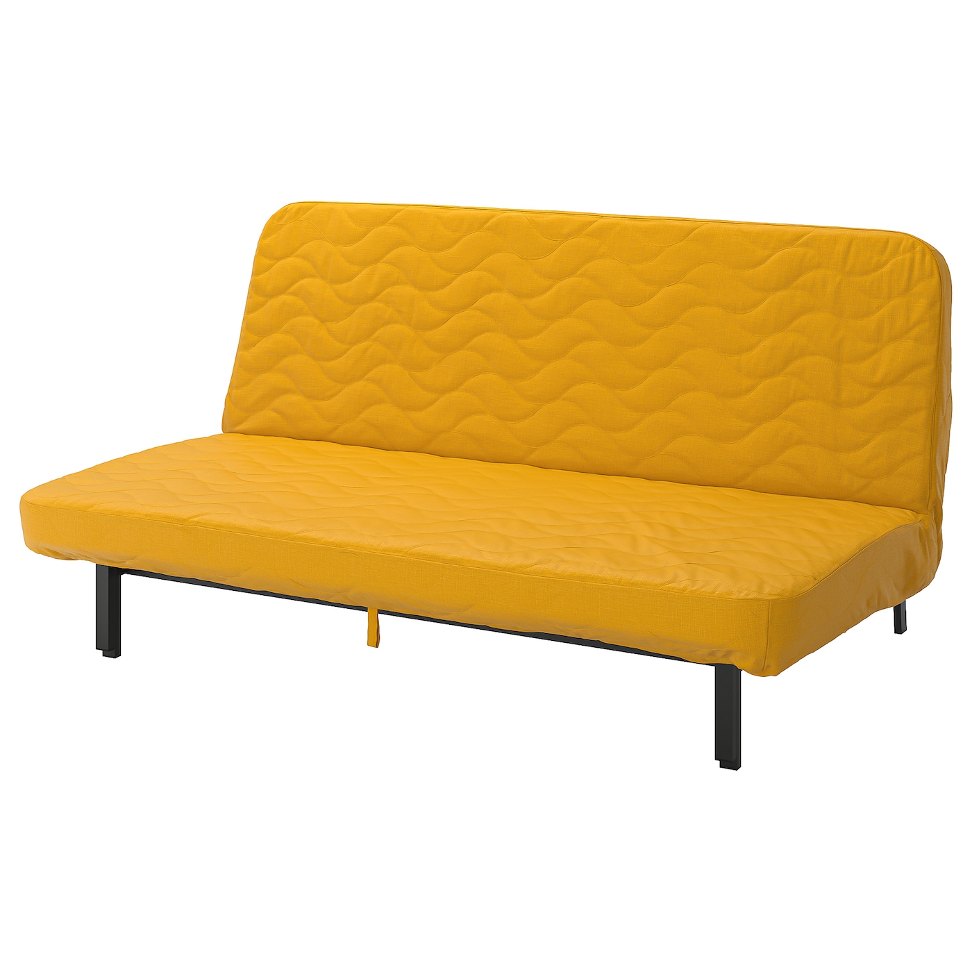 NYHAMN - диван-кровать 3-х местная с ортопедическим вставки пены, skiftebo желтый