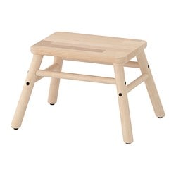 VILTO - stołek ze schodkiem brzoza