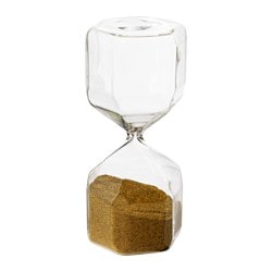 TILLSYN - песочные часы, декоративное стекло, прозрачный