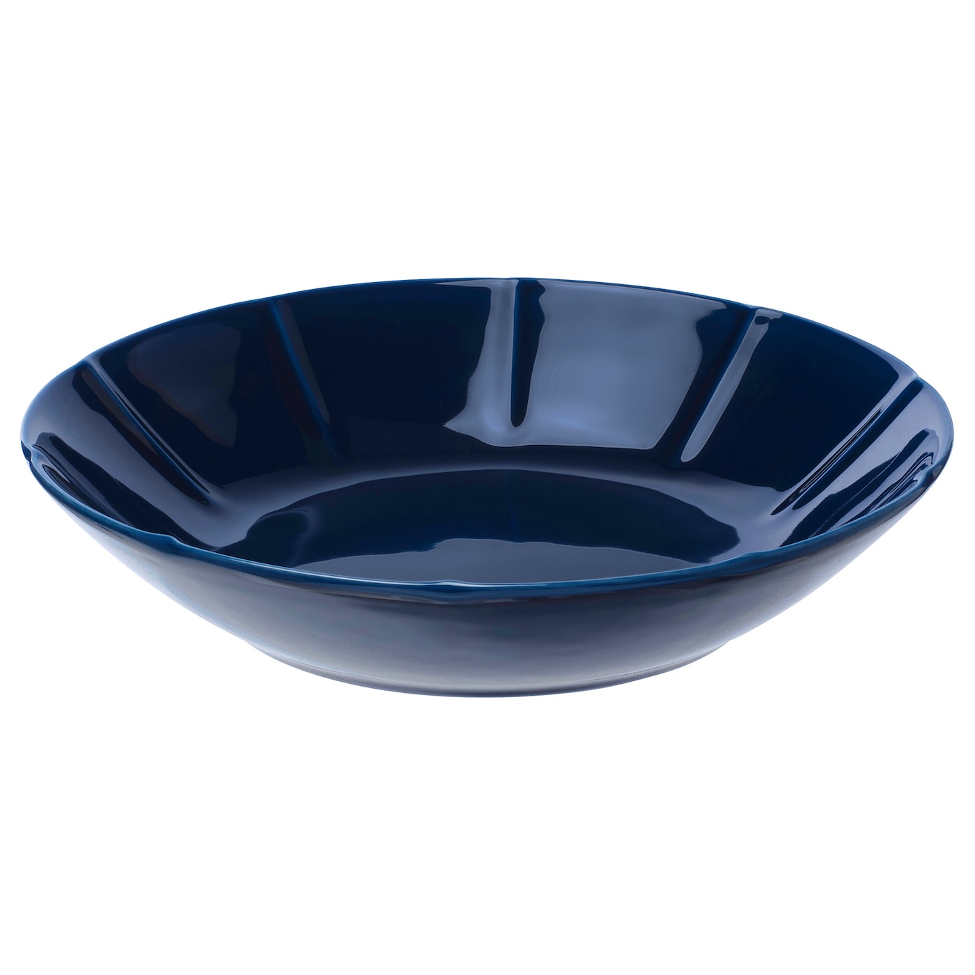 STRIMMIG - тарелка глубокая керамика синий