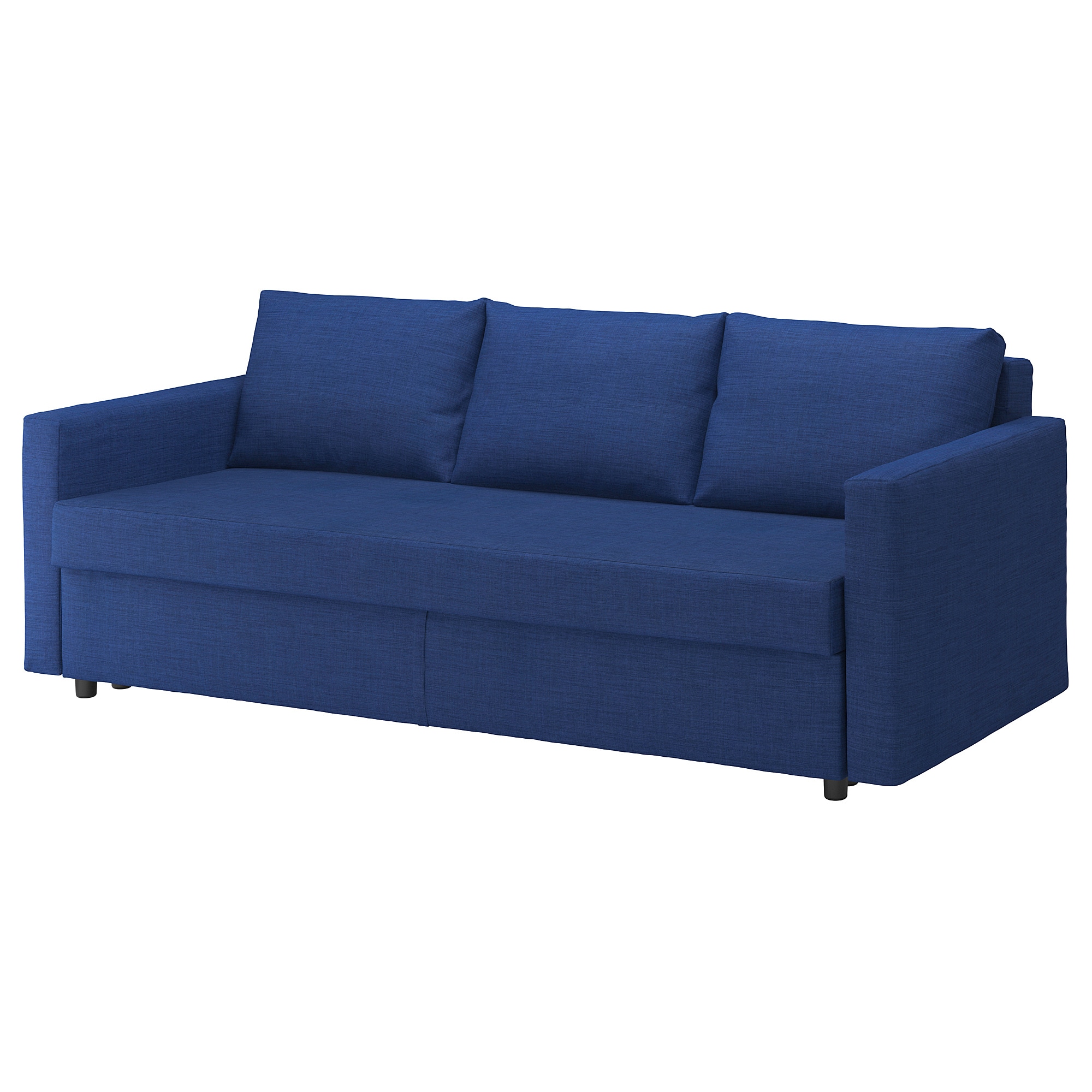 FRIHETEN - rozkładana sofa 3-osobowa skiftebo niebieski