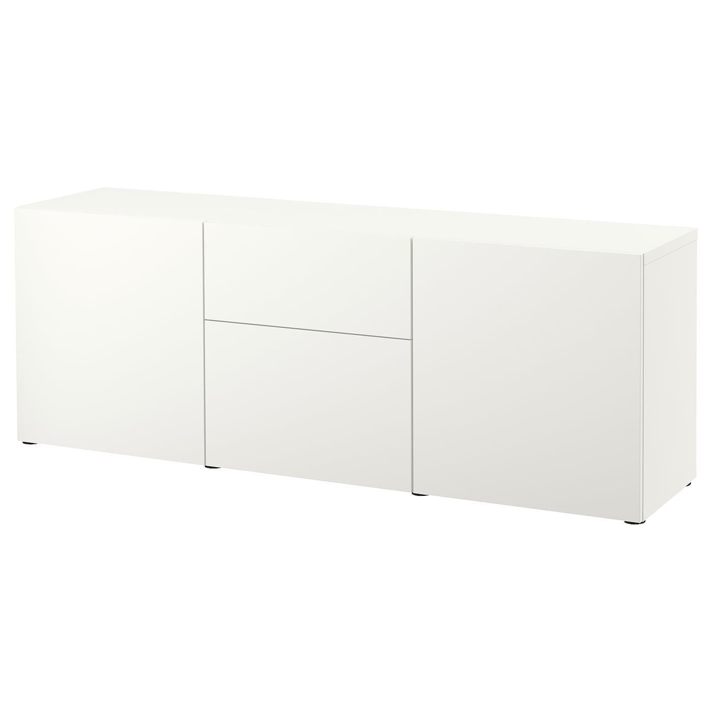 BESTå - kombinacja z szufladami biały/lappviken biały