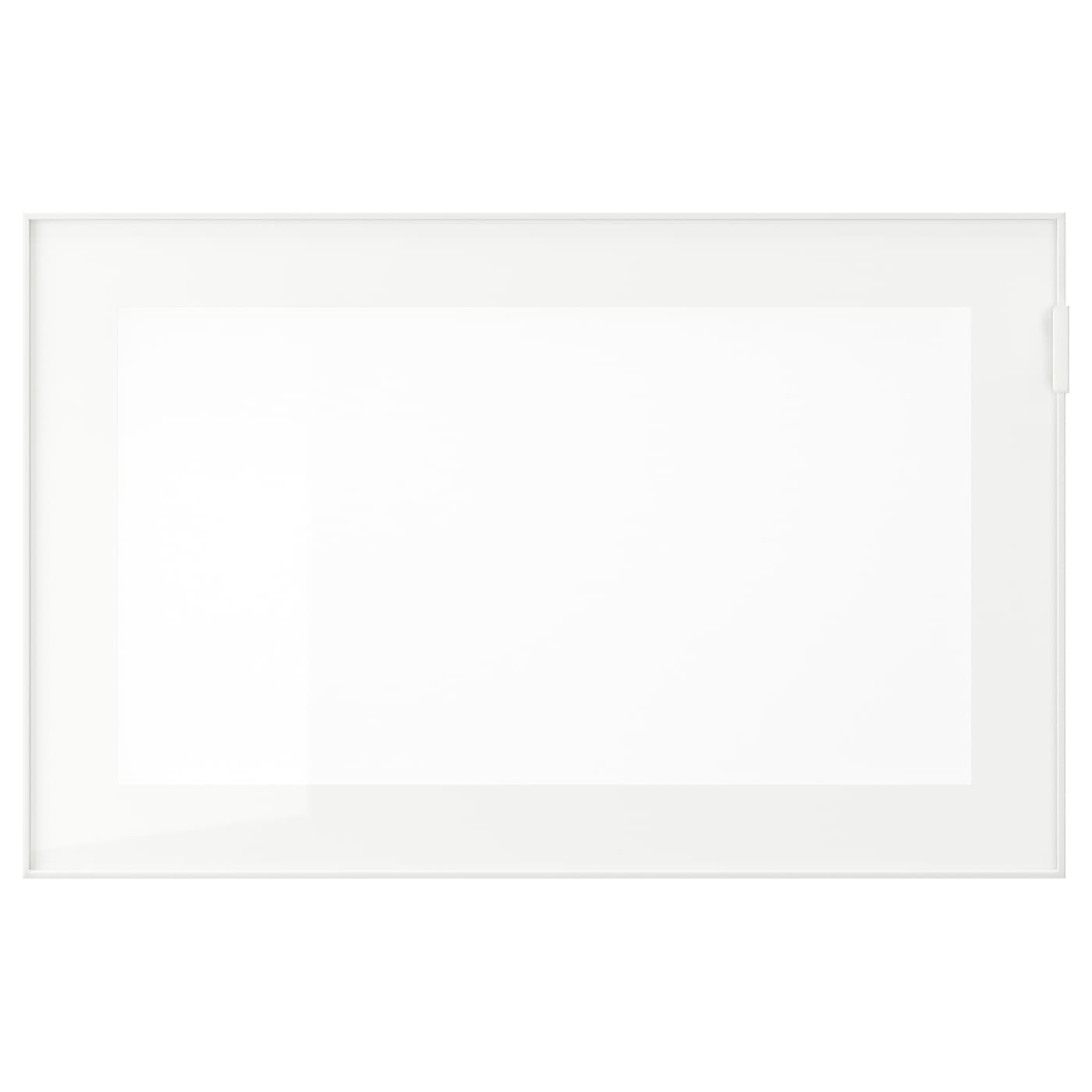 GLASSVIK - drzwi szklane biały/szkło matowe