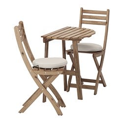 ASKHOLMEN - Стол и стулья набор патио