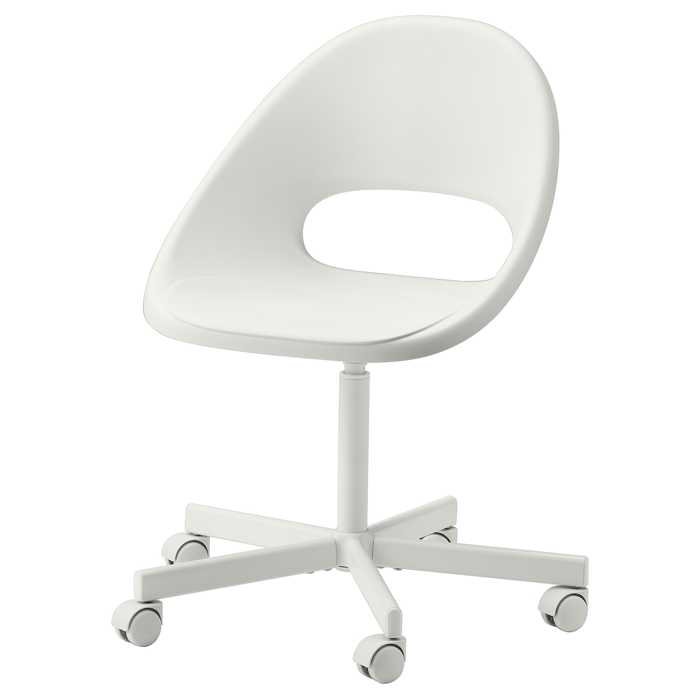 LOBERGET / BLYSKäR - krzesło obrotowe biały