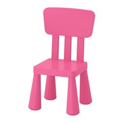 MAMMUT - krzesełko dziecięce do wewnątrz/na zewnątrz/różowy