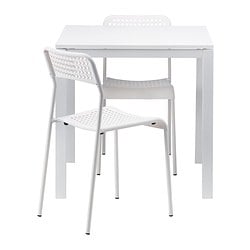 MELLTORP / ADDE - Набор: стол и 4 стула