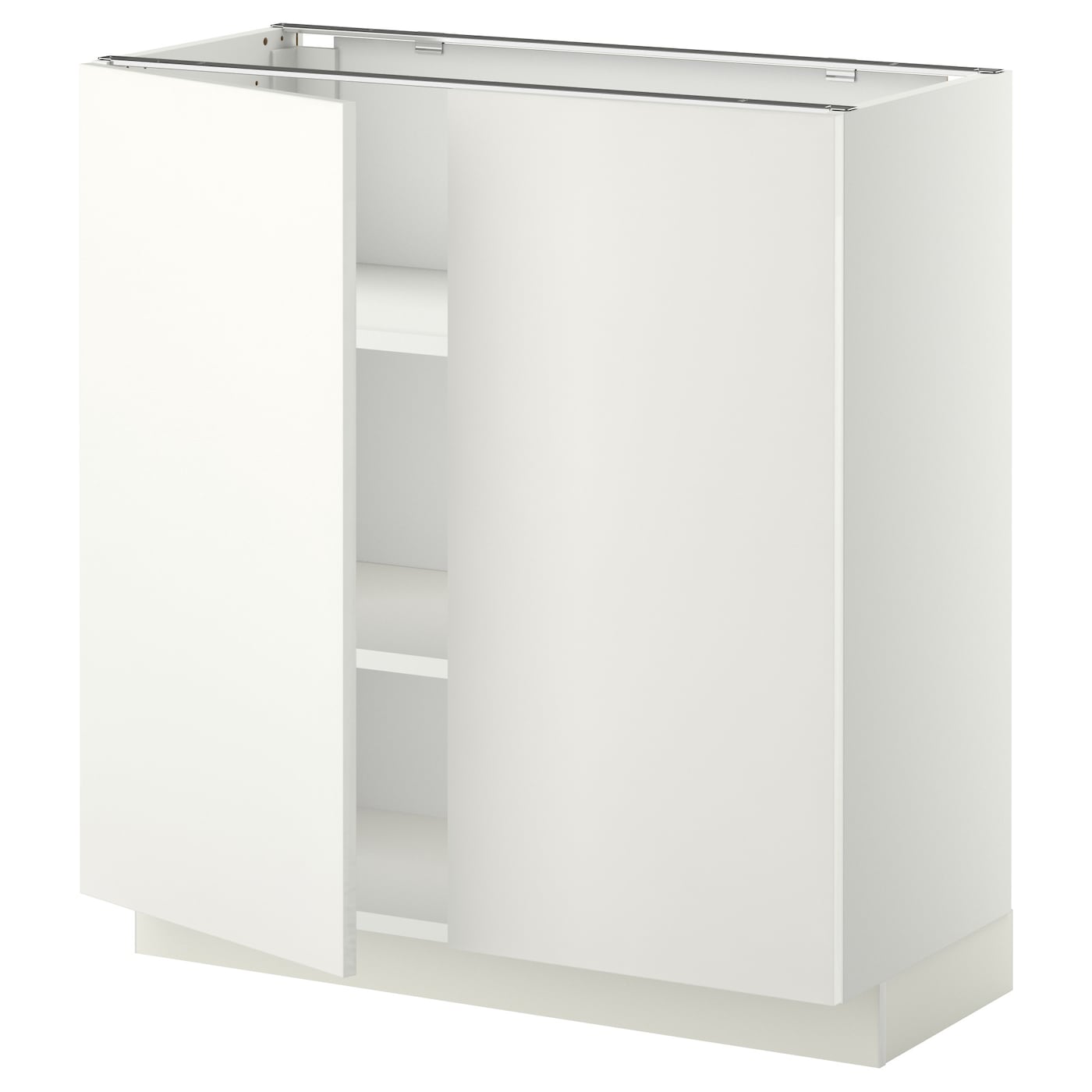 METOD - szafka stj/półki/2 drzwi biały/häggeby biały