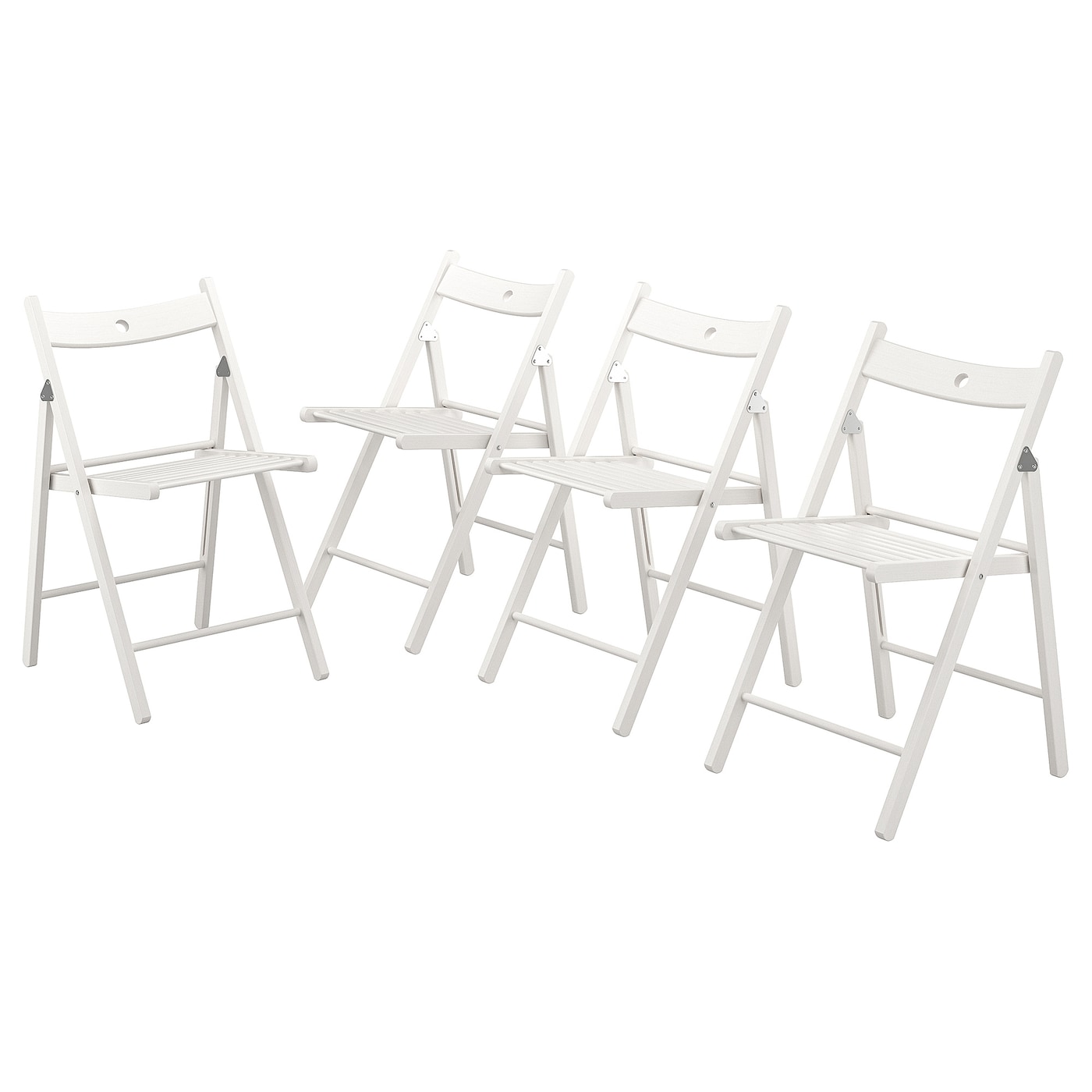 TERJE - krzesło składane biały