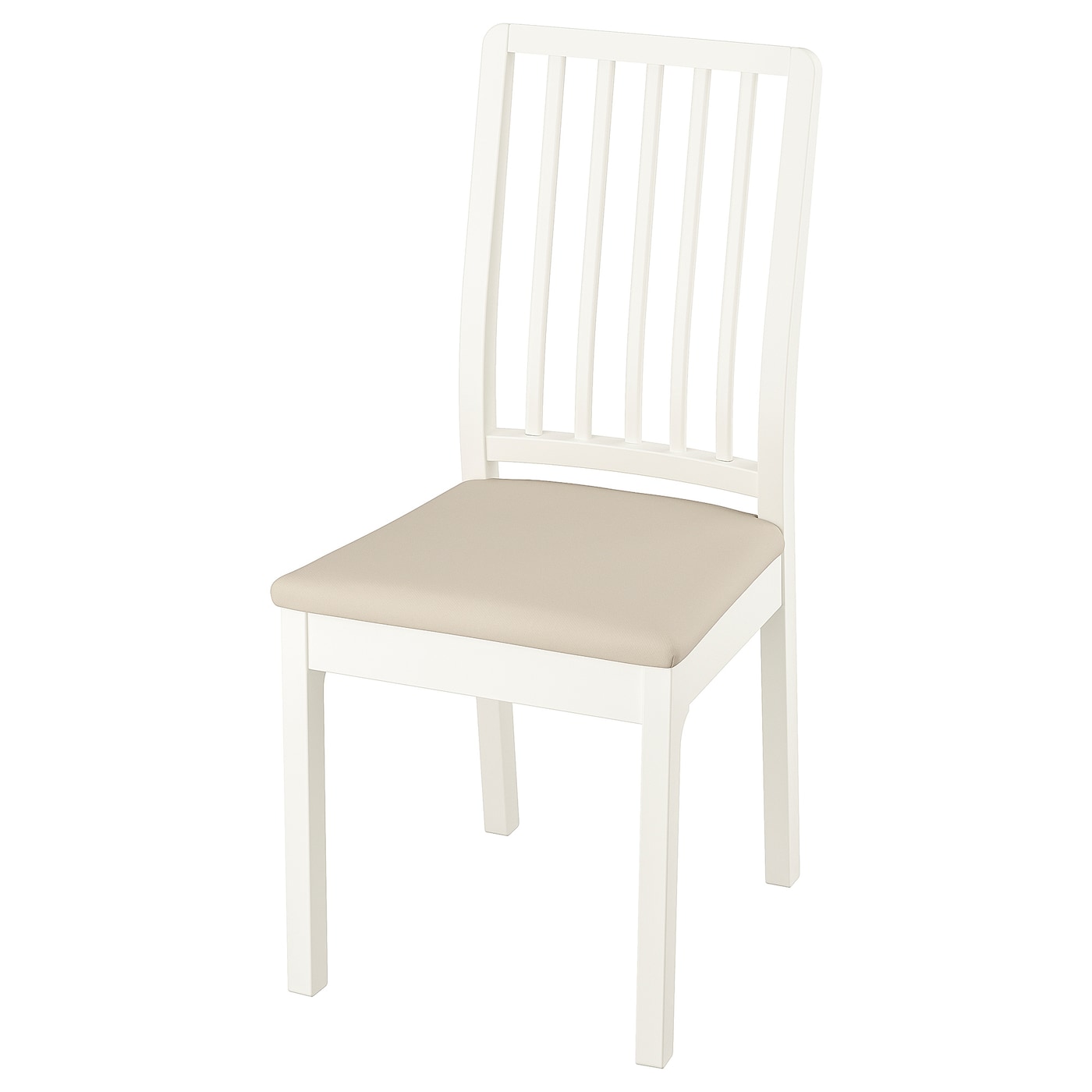 EKEDALEN - krzesło biały/hakebo beżowy